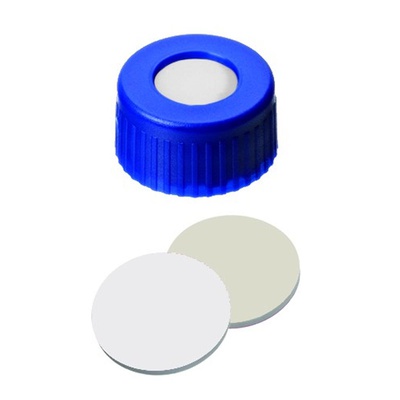 Cf 100 tappi vite PP blu 9-425 setto sil/ptfe bonded