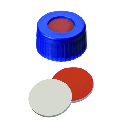 Cf 100 tappi vite PP blu 9-425 setto Red Rubber/PTFE Beige