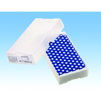 Cf 100 vials v.chiaro 2ml + t.v. 8-425 NERO setto sil/ptfe
