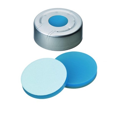 Cf 100 chiusure all Ø 20 mm setto sil blu trasp./ptfe bianco