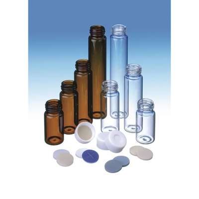 Cf 100 vials EPA 40ml vt ch. + tappo + setto sil/ptfe preass