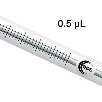 0.5BR-PE-0.63 0.5µL Siringa SGE ago 7cm 0,63mm OD Cone PerkinElmer