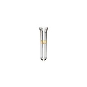 Cf 500 vials crimp 0,1 ml vetro chiaro GOLD fondo tondo