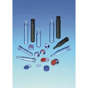 Cf 500 vials crimp 0,2 ml vetro ambrato fondo conico