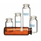 Cf 125 vials crimp 10 ml 22x45 vetro ambrato