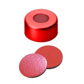 Cf 500 chiusure all Ø 11 mm con setto gomma/ptfe (HP) ROSSE