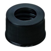 Cf 500 tappi a vite neri Ø 12 mm forati