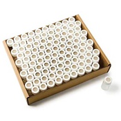Cf 100 vials EPA 20 ml vt scuro + tappi e setti ptfe