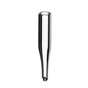 Cf 100 inserti conici 0,2 ml vetro chiaro 6x31mm (15mm top)