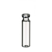 Cf 100 vials crimp 0,8ml 8,2x30 vt chiaro fondo piatto