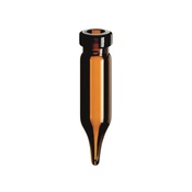 Cf 100 vials crimp 0,4 ml 7x30 vt scuro fondo conico