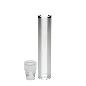 Cf 10x100 vials 1ml 8,2x40mm vt chiaro completi di tappi PE