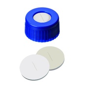 Cf 100 tappi vite PP blu 9-425 setto sil/ptfe bonded slit