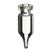 Cf 100 vials crimp 1,1 ml 11,6x32 mm vt chiaro fondo conico