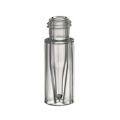 Cf 100 vials vite 0,2 ml 9-425 TPX con inserto conico vetro