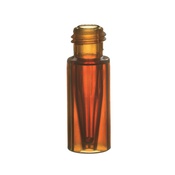 Cf 100 vials vite 0,2 ml ambrato 9-425 TPX inserto conico vetro silaniz.