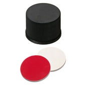 Cf 100 tappi vite PP chiusi 13-425 setto silicone/PTFE 1,5mm