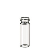 Cf 100 vials crimp 10 ml FB 20x54,5 mm vt chiaro VARIAN