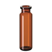 Cf 100 vials crimp 20ml FT-RB 22,5x75,5 v ambrato CTC/THERMO