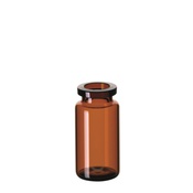 Cf 100 vials crimp 10 ml FT-RB 22,5x46mm vt ambrato CTC/THERMO
