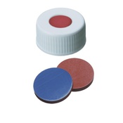 Cf 100 tappi vite PP forati 24-400 con setto butile/ptfe