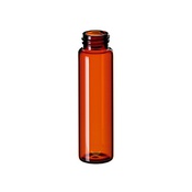 Cf 100 flaconi vite 12 ml vetro scuro (15-425 18,5x66mm)