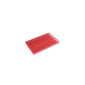Cf 5 vassoi alluminio 104 posti per vials Ø 12 mm