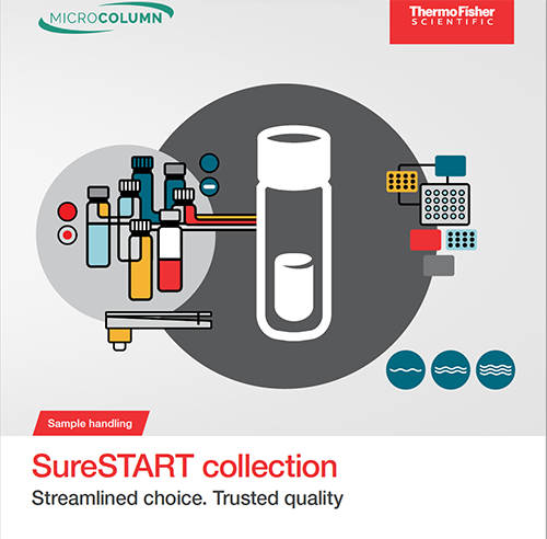 Thermo Scientific SureSTART collection vials e tappi